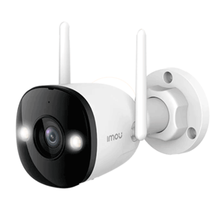 IMOU Bullet 2E 5Mp (IPC-K3DN-5H0WF) - Cámara IP Bullet WiFi de 5MP tiene micrófono integrado, 102° de visión, H.265, lente de 2.8mm, detección de humanos, IR 30m, IP67 y ranura MicroSD. #TopIMOU, #ANIVIMOU